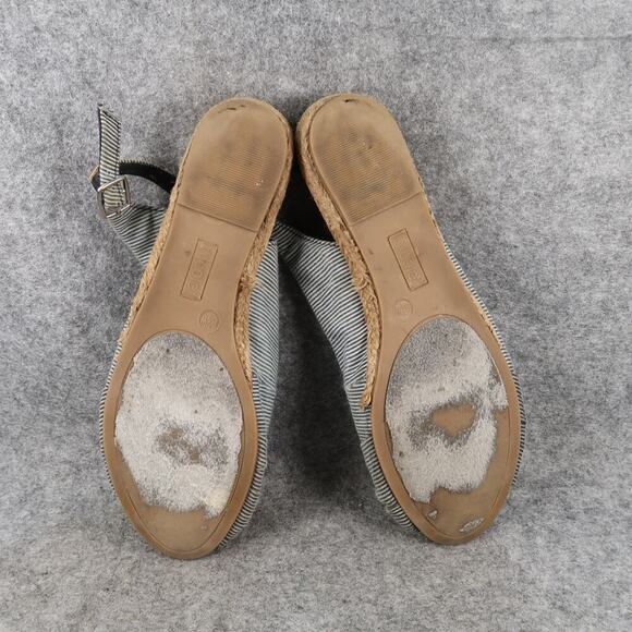 Nicole Shoes Womens 8.5 Sandals Slingback Peep Toe Orlando Wide Buckle Knot - Picture 10 of 12